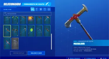 Vendo conta Fortnite com recompensas da Season 2 em diante