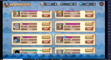 Conta com 700k de fc. One piece pra android