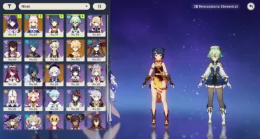 genshin Garantido Raiden, Kokomi, Mona Qiqi + 1 arma 5*