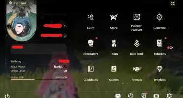 Conta com 3 personagens T5 + banner seletivel disponivel.