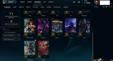 Conta LOL unranked
