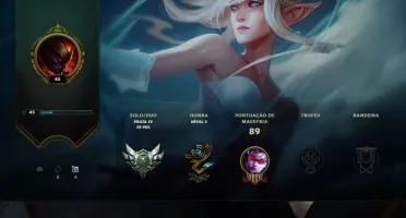 CONTA LOL  PRATA 4, 30 CHAMPS
