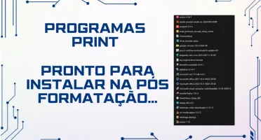 Pendrive Técnico Iso. + Programas Pós Formatação
