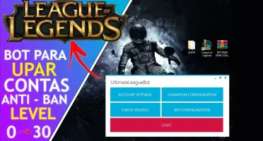 LEAGUE OF LEGENDS - BOT PARA UPAR CONTAS