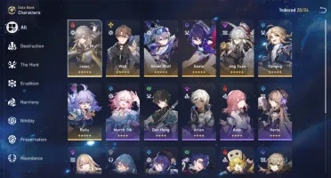 Seele + light cone, JingYuan+ light cone, silver wolf e mais
