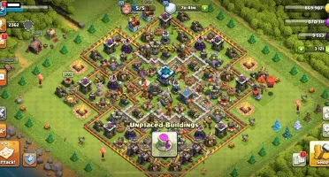 Conta Clash of Clans TH 12 Full c/ Mtas Decorações