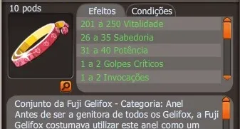 Set Fuji completo já magiado, para str, ou agi, (Spiritia)