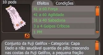 Set Fuji completo já magiado, para str, ou agi, (Spiritia)