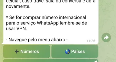 Bot Telegram Sms Numero Virtual - Source Python