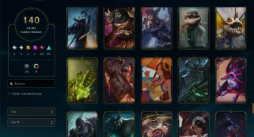 Conta lol 140 skins barata