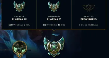 Conta League of Legends, Platina V e III