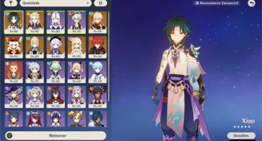 AR 55 - XIAO, KAZUHA, ALBEDO, KLEE + PROVA DE KAGURA E +++