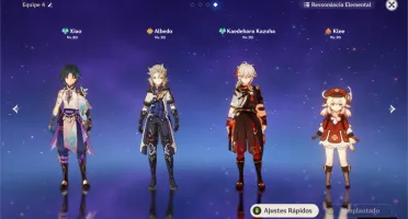 AR 55 - XIAO, KAZUHA, ALBEDO, KLEE + PROVA DE KAGURA E +++
