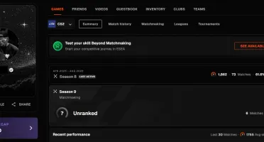 Conta CS2 com 6 Medalhas