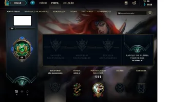 Conta unranked borda platina 5