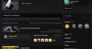 Conta rara Steam 16 anos