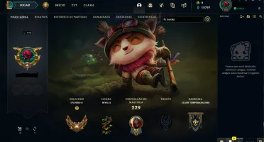 CONTA LEAGUE OF LEGENDS; DESDE 2015.