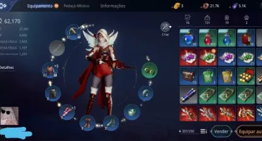 CONTA MIR4 LVL 62 62K,PET EPICO, ITEM PARA CRAFT ARMADURA RE