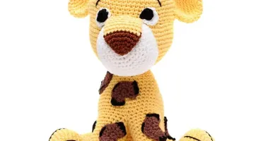 Oncinha Pintada em Amigurumi