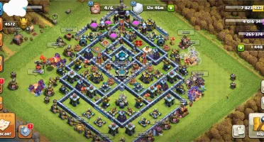 Vendo 4 contas no Clash Of Clans