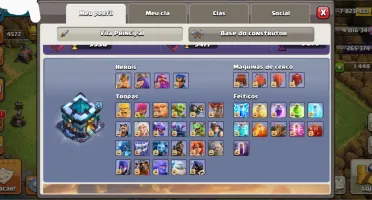 Vendo 4 contas no Clash Of Clans