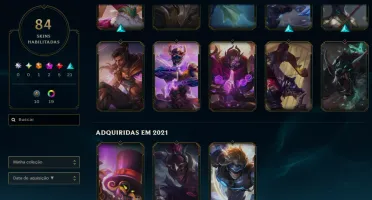 [Entrega Automática] Lol Esmeralda, 84 Skins, Raras Honra 4