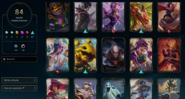 [Entrega Automática] Lol Esmeralda, 84 Skins, Raras Honra 4