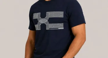 Camiseta Azul Marinho Conexão