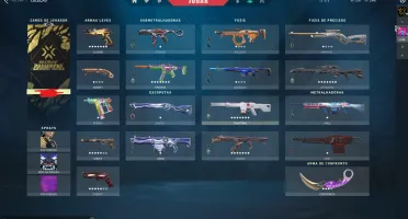 Conta de Valorant com muita skin
