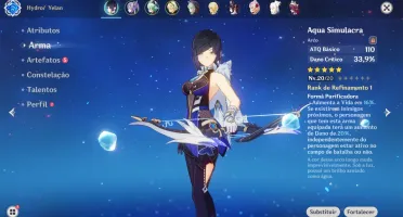 AR25 - Yelan + Aqua Simulacra + Keqing