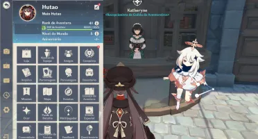 ⭐ Conta NA Rerol ⭐ Hutao + Báculo de Homa + Mona + Vários 4⭐