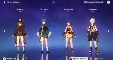 ⭐ Conta NA Rerol ⭐ Hutao + Báculo de Homa + Mona + Vários 4⭐
