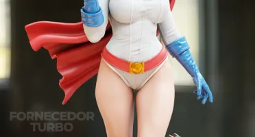 Power Girl 3D - Arquivo .Stl Para Impressão 3D