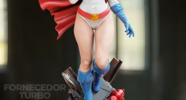 Power Girl 3D - Arquivo .Stl Para Impressão 3D