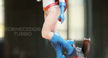 Power Girl 3D - Arquivo .Stl Para Impressão 3D