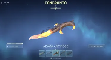 Conta Valorant Ouro 2 + R$750 gastos em skins + Passe.