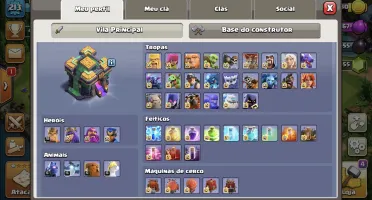 Conta Clash Of Clans CV 14 SemiFULL VARIAS SKINS