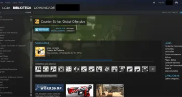 CONTA STEAM LVL 17 - 44 JOGOS + 8 Dlcs