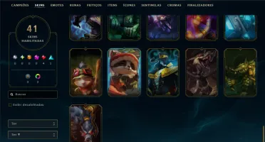 Esmeralda 4 com 45 Champs e 41 Skins