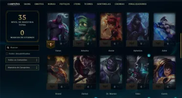 Esmeralda 4 com 45 Champs e 41 Skins