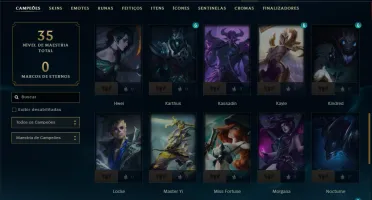 Esmeralda 4 com 45 Champs e 41 Skins