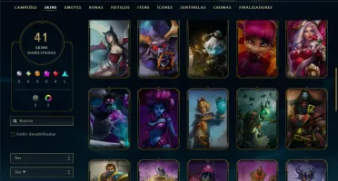 Esmeralda 4 com 45 Champs e 41 Skins