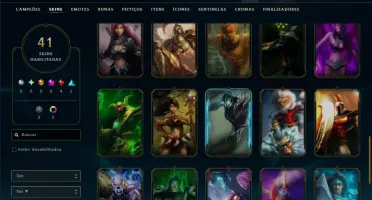 Esmeralda 4 com 45 Champs e 41 Skins