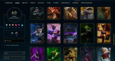 Esmeralda 1 com 85 Champs e 60 Skins