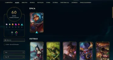Esmeralda 1 com 85 Champs e 60 Skins