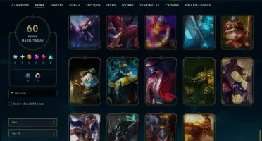 Esmeralda 1 com 85 Champs e 60 Skins