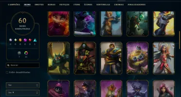 Esmeralda 1 com 85 Champs e 60 Skins