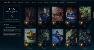 Esmeralda 1 com 85 Champs e 60 Skins