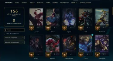 Esmeralda 1 com 85 Champs e 60 Skins
