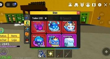 🔥 Conta Blox Fruits Lvl 2845 | Yeti + Control + Gas 🔥